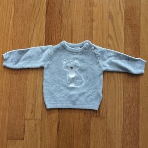 Gray Fox Sweater Newborn